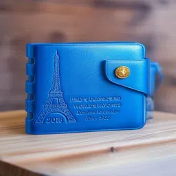 zeph enterprises Men Casual Blue Artificial Leather Wallet-picture-14
