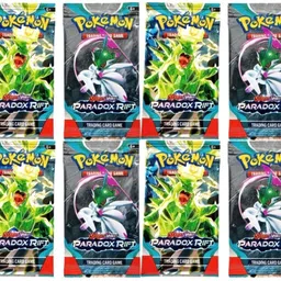 gift collection 64 PCS Of Scarlet & Violet Paradox Rift Super Rare Booster Playing Cards Game-picture-19