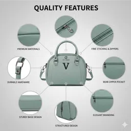 krpvalue Green Women Sling Bag Stylish image 3