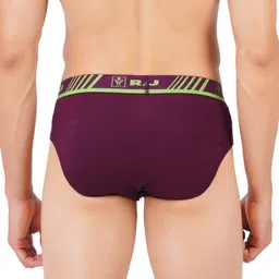 ramraj cotton Pack of 4 Solid Men Brief image 3