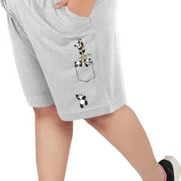 elite soul Pack of 2 Graphic Print Women Multicolor Casual Shorts image 3
