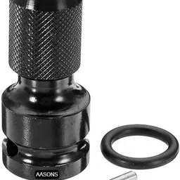 1/2 Inch Square Drive To 1/4 Inch Hex Female Socket Adapter for impact wrench AASONS Double Sided Socket Wrench image 1