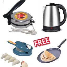 otc Combo Pack Electric Non Stick 1 Year Warranty CPM-410 Roti and Khakra Maker-picture-22