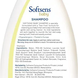 softsens Baby Shampoo 200ml (Pack of 2) image 3
