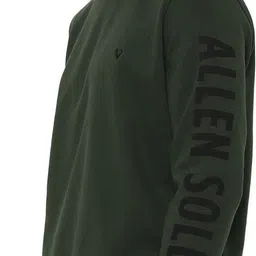 allen solly Men Full Sleeve Solid Sweatshirt image 3
