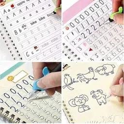 snowshell Magic Reused Practice book For Kids Handwriting 4 Book Drawing Books Magic Zx255 image 3