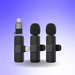 syara K9 Dual Wireless Mic WithCollar Microphone for YouTube &Live Voice RecordingG162 Microphone-picture-46
