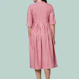 houseofcommona Women Maxi Multicolor Midi/Calf Length Dress image 2