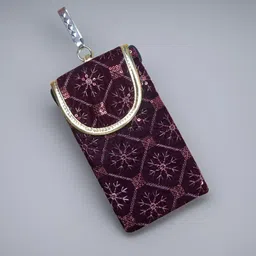annaarzi Girls Maroon Mobile Pouch image 1