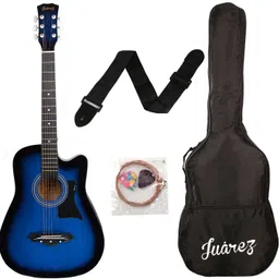 juarez JRZ38C/TBS Acoustic Guitar Linden Wood Ebony Right Hand Orientation image 2