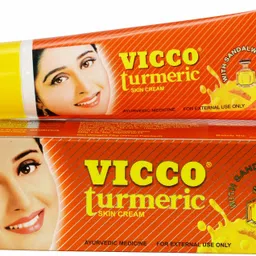 VICCO Turmeric Skin Cream | 100% Natural Ayurvedic Relief with Turmeric & Sandalwood Oil for Glowing, Even-Toned Skin | Suitable for All Skin Types-picture-14