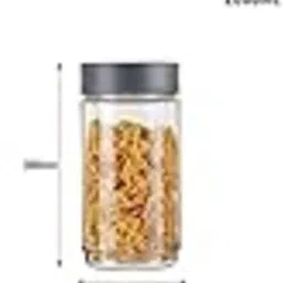nuvio Glass, Plastic Tea Coffee & Sugar Container - 2000 ml image 2