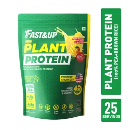 fast & up Fast&Up Plant Protein - Smooth & Creamy Protein for Everyday Fitness & Nutrition - 25 servings (Mango)-picture-39