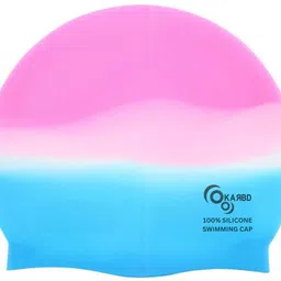 karbd Silicone Swim Cap Unisex Universal Size Soft Swimming Pool Head Cap Multicolor Swimming Cap-picture-10