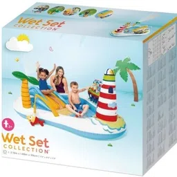 intelligent Fishing (IND*6541) Fun swimming pool With Free Electric Pump Inflatable Swimming Pool-picture-11