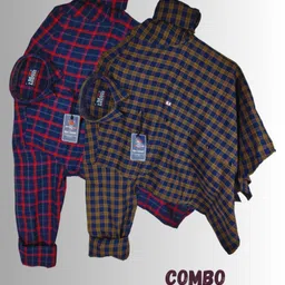 marc laurent Men Regular Fit Checkered Spread Collar Casual Shirt image 1