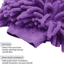 coral india Microfiber Vehicle Washing Hand Glove image 4