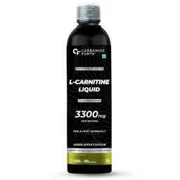 Carbamide Forte L Carnitine Liquid 3300mg Per Serving with Added Vitamins - Green Apple Flavour - 30 Servings - 450ml-image-16