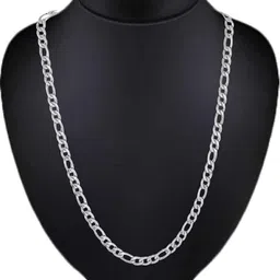 onetouchaj Sachin Tendulkar chain 92.5 silver Sterling Silver Plated Silver Chain image 1