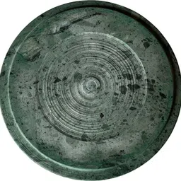 modern decor emporium Green Marble Chakla (9 INCH) | Chapati/Roti/Puri Maker | Polpat | Rolling Board| Board image 4