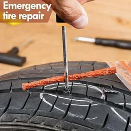 oer fixr 60 PCS Tubeless Tyre Puncture Repair Strips for Car, Bike Tire Tubeless Tyre Puncture Repair Kit image 4