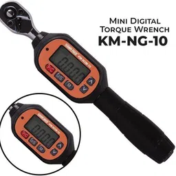kusam-meco MINI DIGITAL TORQUE WRENCH KM NGM 10 |User-Friendly Control |1 Year Warranty KM-NGM-10 Double Sided Rachet Wrench image 1