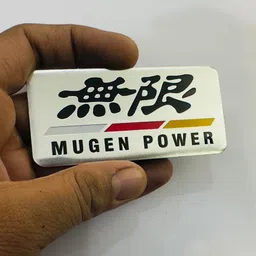 auto mt Mugen-Power, Silver Slim Logo) Car Bike Laptop Metal Sticker Car Emblem Turbo Charger-picture-31