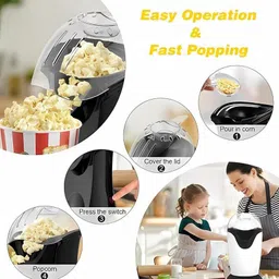 drumstone Combo C1002 Popcorn Maker & LCD Display Wireless Earbud - 15 Years Warranty 100 g Popcorn Maker image 3