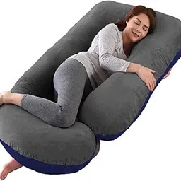 ozly Multifunctional Pregnancy Pillow Microfibre, Polyester Fibre Solid Pregnancy Pillow Pack of 1 image 2