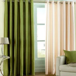 152.4 cm (5 ft) Window Polyester Curtain (Pack Of 2)-image-60