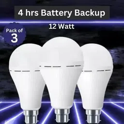 12W Emergency LED Bulb | Stellar Bright B22 Inverter LED Bulb for Power Cuts | 4 hrs Bulb Emergency Light-image-10