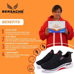 bersache Premium Sports ,Gym, Trending, Stylish Running Shoes For Men image 2