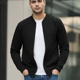 just roar Men Solid Bomber Jacket-picture-10