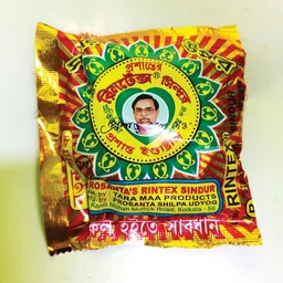 rintex Bengali Sindoor Powder Red Kolkata 2 Packets - Natural Sindur Powder for Women Sindoor-picture-26