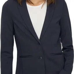rocksy Women Solid Single Breasted Casual Blazer-picture-13