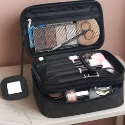 courvey bags Girls Black Cosmetic Bag-picture-12