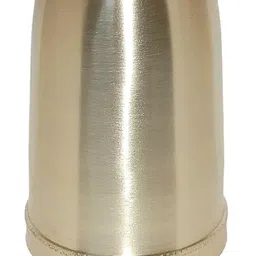 a & h enterprises (Pack of 2) Heavy Handmade Matte Finish Brass Water Drinking Glass Set - Set of 2 pcs H72 Glass Set Water/Juice Glass image 5