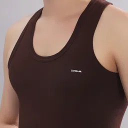 dollar bigboss Pack of 3 Fine RN Combed Cotton Shrinkless Men Vest image 4