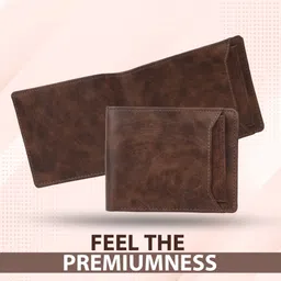 highlark Men Casual Brown Artificial Leather Wallet image 5