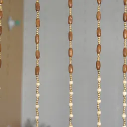 homefab india 214 cm (7 ft) Door Blends Transparent Curtain Single Curtain image 2