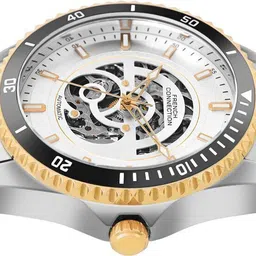 french connection AETHER DRIVE Silver Round Dial Automatic Watch Analog Watch - For Men FCA26STM image 3