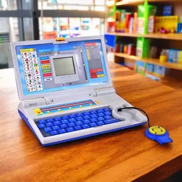 mahi zone Educational English Learner Laptop with Mouse for Kids 20 Activity Games_M184 image 1