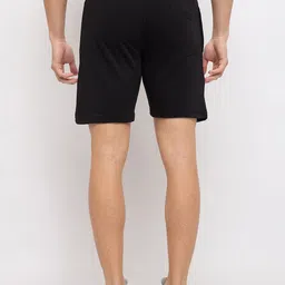 duke Solid Men Black Regular Shorts image 2