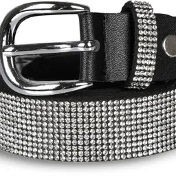 redhorns Women Casual, Evening, Formal, Party Silver Artificial Leather Belt-picture-12