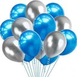 gurumu Solid Happy Birthday Kit With Banner, Foil, Balloons, Confetti, Glue dot, arch or Pump Balloon image 1