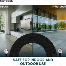 Netboon 20 Meter HLF/LMR400 RF Coaxial Cable Assembly TNC Male to TNC Male Connector For Antenna Amplifier image 5