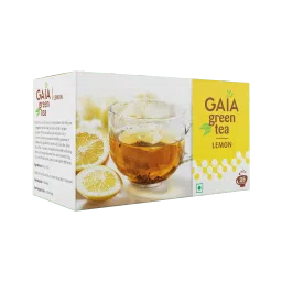 Gaia Green Tea + Lemon Tea Bags-image-1