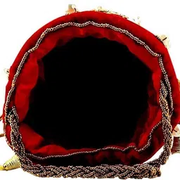 lookingfab Women Red Potli image 4