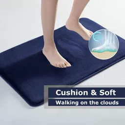 vas collections Velvet, PVC (Polyvinyl Chloride) Bathroom Mat-picture-16