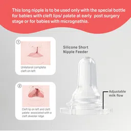 pigeon SN CLEFT PALATE BOTTLE (CLEFT PALATE NIPPLE) REGULAR - 240 ml image 4